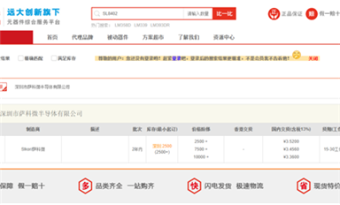 薩科微半導(dǎo)體在比一比平臺上線，助力互聯(lián)網(wǎng)推廣和品牌宣傳升級